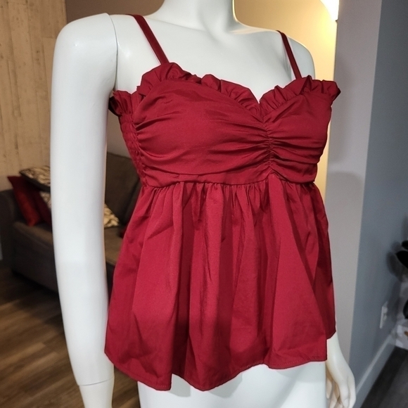 BRANDLESS - Red spagetti strap Smock back - Picture 5 of 5